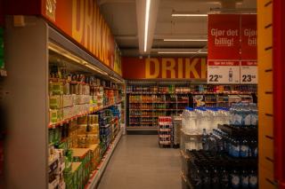 Automate de reprise des bouteilles consignees dans un supermarche allemand